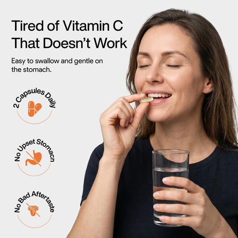 NutriFlair Liposomal Vitamin C 1700mg 180 Capsules High Absorption Fat Soluble VIT C Higher Bioavailability Immune System Support and Collagen Booster NonGMO Vegan Pills