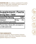 Solgar Potassium - 100 Tablets - Nerve & Muscle Health Promotes Electrolyte Balance - Vegan Gluten & Dairy Free Kosher - 100 Servings