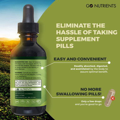 Go Nutrients Vitamin B12 - Fast Absorbing B12 Vitamins, All Natural, Vegan Friendly B12 Sublingual Supplement With 3000 Mcg Methy