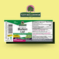 Nature'S Answer Natures Answer Mullein Leaf Low Alcohol 2000mg 2 oz Extract | Supports Respiratory Wellness | Gluten- Vegan Non-GMO No Artificial Flavors or Preservatives | Single Count
