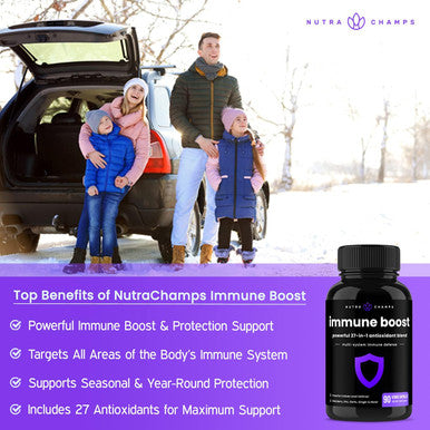 27 In 1 Immune Support Supplement Antioxidant Immune Boosters For Adults 90 Immune Defense Capsules 1000Mg Vitamin C 5000 Iu D3 Elderberry Zinc 1 Billion Cfu Probiotics & More (2 Pack)