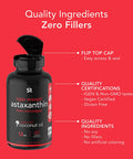 Vegan Icelandic Astaxanthin 12mg with Organic Coconut Oil Vegan NonGMO Project Verified Dietary Supplement 60 Veggie Softgels 2 Month Supply