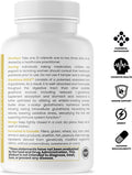 SAcetyl Glutathione Gold 60 DRcaps AcidResistant 200mg Per Capsule Patented Acetylated Form of Glutathione Emothion 2 Month Supply Zero Fillers / Flow Agents Pharmaceutical Grade