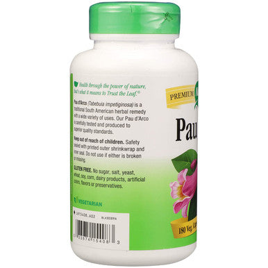 Nature's Way - Pau D'Arco Inner Bark, 545 mg, 180 capsules