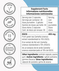 Supersmart Sunphenon EGCg 480 mg Per Day Extract of Green Tea 20 Times Stronger Than Vitamin E Antioxidant Brain Supplement NonGMO Gluten Free 60 Vegetarian Capsules