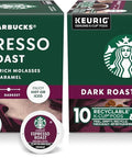 Starbucks K-Cup Coffee Pods, Dark Roast Hot or Iced Coffee, French Roast, 96 Keurig Pods