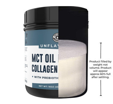 Left Coast Performance 32oz Premium MCT Oil and 16oz Unflavored MCT + Collagen Powder