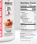 PERFECT SPORTS Diesel 100% New Zealand Whey Protein Isolate Stevia Sweetened No Artificial Ingredients Keto 0g Carb 0g Fat 27g Protein 5 Pounds Salted Caramel