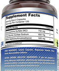 Amazing Nutrition Formulas Glucosamine + Chondroitin + MSM - 240 Capsules (Non-GMO) - Supports Healthy Joint Cartilage and Connective Tissue - Promotes Joint Comfort & Flexibility (240 Capsules)