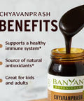 Banyan Botanicals Chyavanprash Organic Ayurvedic Herbal Jam With Raw Honey, Amla & Ashwagandha Vitalizing Superfood Immune Support Supplement* 17.6 Oz Non Gmo Sustainably Sourced Gluten Free