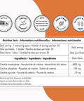 Supersmart 3Creatine with Creatine Monohydrate Physical Performance Muscle Stimulator Increase Faster PostExercise Recovery NonGMO Gluten Free 250 g