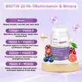 KFG Biotin 10000mcg Women's Multivitamin Mineral with Keratin Collagen Calcium Niacinamide & Vitamins A, B, D, C, E, for Women Hair Skin Nail & Bone Health 100 Tablets.