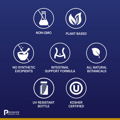 Premier Research Labs Parastat - Intestinal Support & Cleansing - Cleanser Detox For Digestive Health - With Burdock Root, Turmer