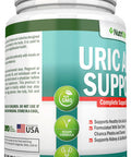Uric Support - Herbal Uric Cleanse Supplement - 90 Veggie Capsules - with Tart Cherry, Chanca Piedra, Turmeric, Milk Thistle, Bromelain and More - Supports Kidney and Gallbladder Health