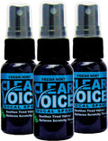 Liquidhealth Clear Voice Oral Throat Spray Singing Ease Clarity Soothing Dampener Moisturizer Relief Vocal Eze Reducer Booster Treatment Fresh Mint Flavor (3pack)