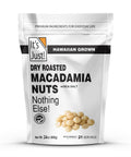 It's Just - Hawaiian Macadamia Nuts (1.5lbs), Small Batch Dry Roasted in USA, Lightly Salted, Keto Friendly, Resealable Bag, 24oz