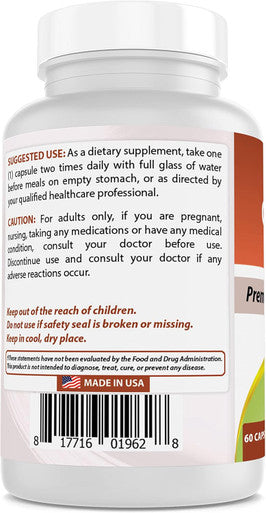 Best Naturals California Poppy 1000 mg Equivalent - 60 Capsules