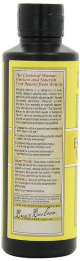 Barleans Essential Woman Oil Blend from Flaxseed Oil with Omega 3 6 9 and GLA Vegan All Natural Flavor NonGMO Gluten Free 12Ounce