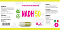Hepatica Nadh 50Mg 60 Vegan Capsules, 3Rd Party Lab Tested, High Strength Supplement, Gluten And Gmo , 60 Count (Pack Of 1)