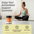 Herbamama Coq10 Gummies - 200Mg Coenzyme Q10 For Antioxidant Support - Vegan Non-Gmo Daily Energy Support Supplement - 90 Pectin-Based Banana-Flavored Chews