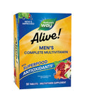 Nature'S Way Alive! Men S Energy Multivitamin Supports Healthy Aging* Supports Cellular Energy* B-Vitamins Gluten-Free 50 Tablets
