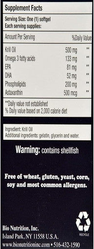 Bio Nutrition, Bio Krill, 45 softgels