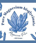 Pure Magnesium Bisglycinate Powder Bisglycinate 200mg Elemental Magnesium per gram Without Mag. Stearate (500)