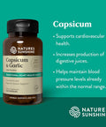 Nature'S Sunshine Capsicum & Garlic w/Parsley 100 Capsules | Helps Support Digestion Immunity Circulation and Glandular Health