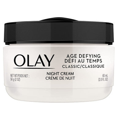 Night Cream with Beta-Hydroxy Complex and Vitamin E by Olay Age Defying,Classic, Pack of 2