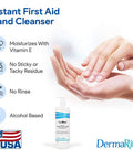 GelRite Instant Hand Sanitizer Gel 4 Ounce Travel Size 24 Pack Case Bulk Supply Rinse Free Waterless Vitamin E Enriched Moisturizing Formula Alcohol Based No Sticky Residue Kills 99 of Germs