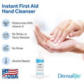 GelRite Instant Hand Sanitizer Gel 4 Ounce Travel Size 24 Pack Case Bulk Supply Rinse Free Waterless Vitamin E Enriched Moisturizing Formula Alcohol Based No Sticky Residue Kills 99 of Germs