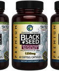Amazing Herbs Premium Black Seed Oil, 60 Count ,Pack of 3
