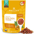 Navitas Organics GoldenberriesÃ¢â‚¬â€œ For Healthy Snacks, Topping, Baking & More Ã¢â‚¬â€œ Dried Fruit Ã¢â‚¬â€œ No Added Sugar & Sulfite Free Ã¢â‚¬â€œ USDA Organic, Non GMO, Kosher, Gluten Free, Vegan (8oz. Bag, 8 Servings)
