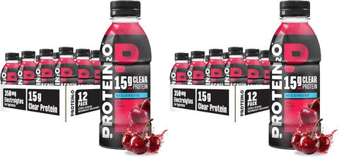 Protein2o 15g Whey Protein Infused Water, Peach Mango, 16.9 Oz Bottle (Pack of 12)