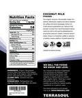 Terrasoul Superfoods Organic Coconut Milk Powder 16 Oz - Plant-Based Creamer | Keto Friendly