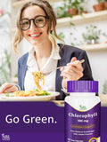 Nbl Natural NBL Natural Chlorophyll 100 mg with Alfalfa Powder Green Superfood 90 Veg Capsules