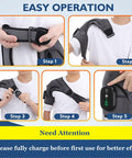 Heated Shoulder Wrap With Massage, Portable Heated Shoulder Brace For Women Men, Cordless Vibration Shoulder Heating Pad For Neck And Shoulder, 3 Heating Setting Shoulder Massager Wrap Braces