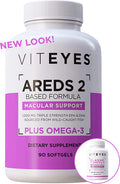Viteyes AREDS 2 Omega3 Macular Health Formula Softgels Triple Strength Omega3 650 mg EPA 350 mg DHA Eye Health Vitamin for Vision Protection 90 Softgels