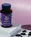 Wiley's Finest Wild Alaskan Fish Oil Bold Vision - Fish Oil Eye Health Supplement with Lutein Zeaxanthin Bilberry Omega-7 Vitamin E and Zinc - 60 Softgels (30 Servings)
