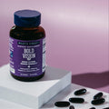 Wiley's Finest Wild Alaskan Fish Oil Bold Vision - Fish Oil Eye Health Supplement with Lutein Zeaxanthin Bilberry Omega-7 Vitamin E and Zinc - 60 Softgels (30 Servings)