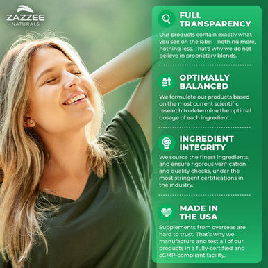 Zazzee Extra Strength Mucuna Pruriens 8:1 Extract, Minimum 20% L-Dopa, 1000 Mg, 220 Vegan Capsules, 110 Day Supply, Concentrated