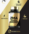 Zma Supplement For Men & Women 2400Mg | 90 Count | Non-Gmo, Gluten Free Formula | By Carlyle