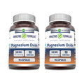 Amazing Formulas Magnesium Oxide 500 Mg Capsules Supplement | Non-Gmo | Gluten Free | Made In Usa (90 Count | 2 Pack)