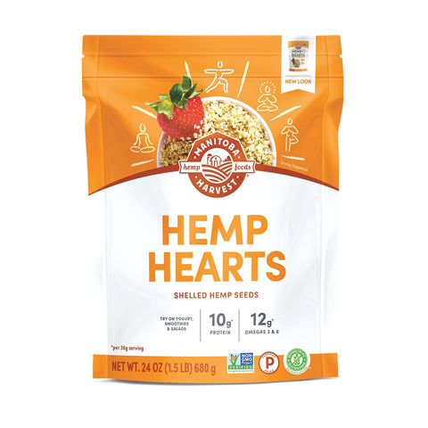 Manitoba Harvest Hemp Hearts, Shelled Hemp Seeds, 5 lbs | 10 g Plant Protein and 12 g Omegas 3 and 6 per 30 g Serving - Easy to Digest with 9 Amino Acids, Gluten-Free, Non-GMO