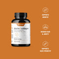 Collagen Biotin Capsules Hair Nails And Skin Vitamins For Women Supplements For Hair Growth Joint Support Vitamins For Women Collagen And Biotin Keratin Vitamin B7 Bamboo Kelp 60 Capsules