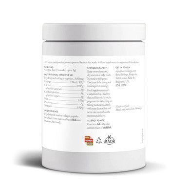 Bare Biology Skinful Pure Marine Collagen Powder, 300g 60 Servings