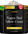 Light Grass Fed Beef Tallow Moisturizer Cream 5Oz Shea Butter, Vitamin E Beef Tallow For Face & Body Tallow Face Moisturizer & Beef Tallow Face Cream Beef Tallow Lotion & Beef Tallow For Skin