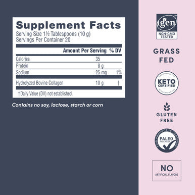 Neocell Super Collagen Peptides 10G Collagen Peptides Per Serving Gluten Free Keto Friendly Non-Gmo Grass Fed Healthy Hair Skin Nails And Joints Unflavored Powder 7 Oz. 1 Canister