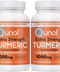 Turmeric Curcumin Capsules Qunol 1000mg Extra Strength Supplement Patented HydroSoluble Technology Alternative to Turmeric Curcumin with Black Pepper 120 Veggie Capsules