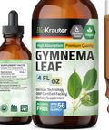 Bio Krauter Gymnema Sylvestre Extract Drops - Gymnema Tincture - Alcohol And Sugar Free - Vegan Gymnema Leaf Extract 4 Fl.Oz.